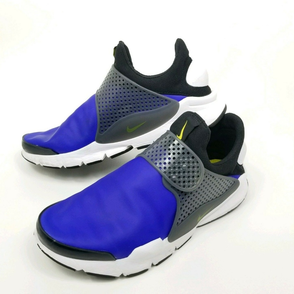 Nike Men's Slip-On Athletic Shoes in Royal Blue, Gray, Black
